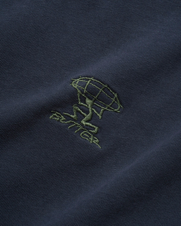 Butter Goods Terrain Basic Tee, Washed Dull Navy