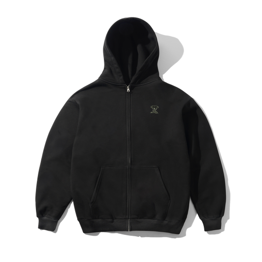 Terrain Basic Zip-Thru Hood, Washed Black