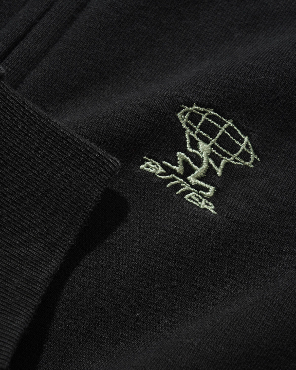 Terrain Basic Zip-Thru Hood, Washed Black
