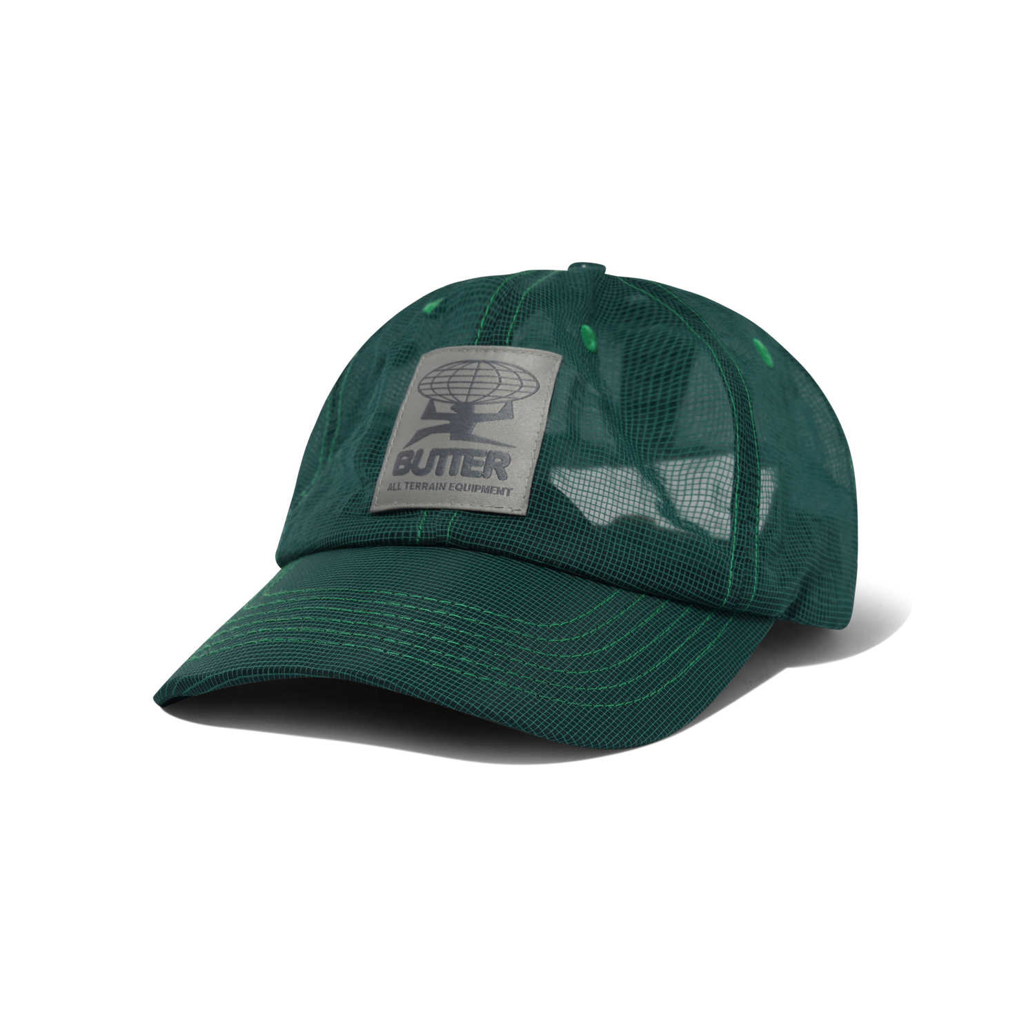 Terrain Fine Mesh 6 Panel Cap, Green