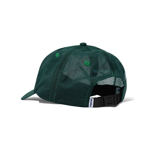 Butter Goods Terrain Fine Mesh 6 Panel Cap, Green