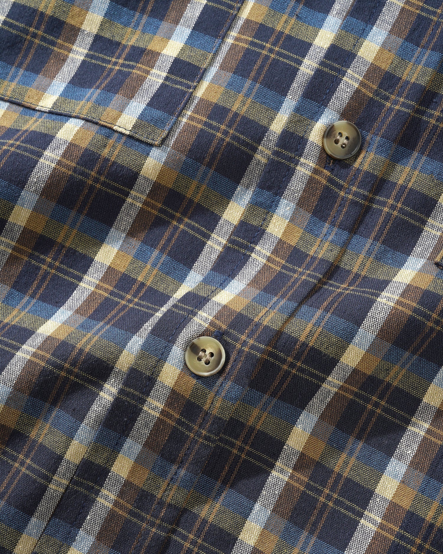 Terrain Plaid Shirt, Navy