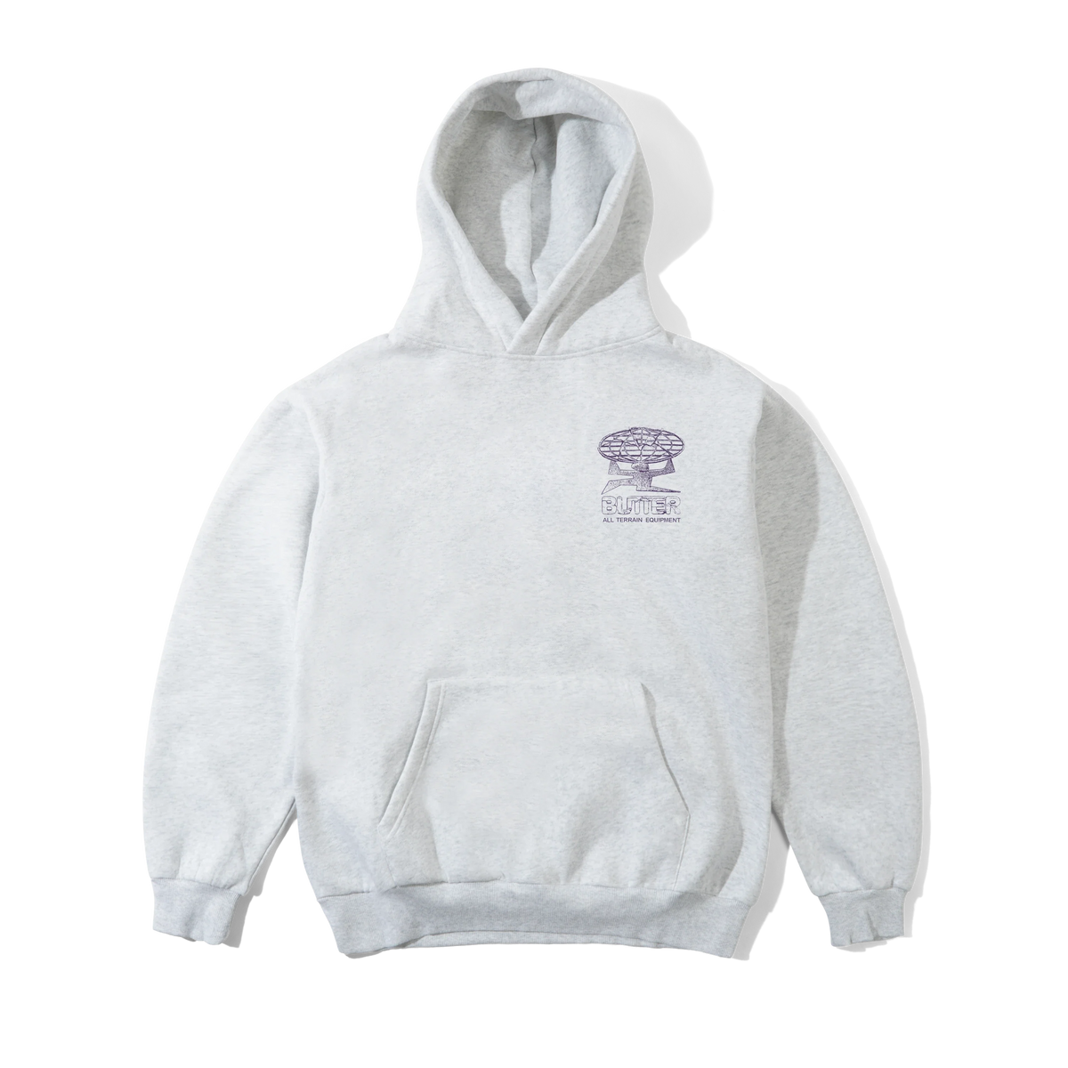 Terrain Pullover Hood, Ash