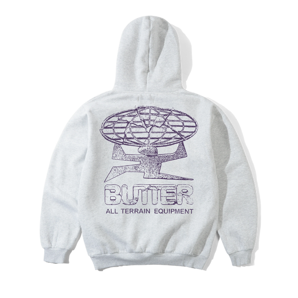 Butter Goods Terrain Pullover Hood, Ash