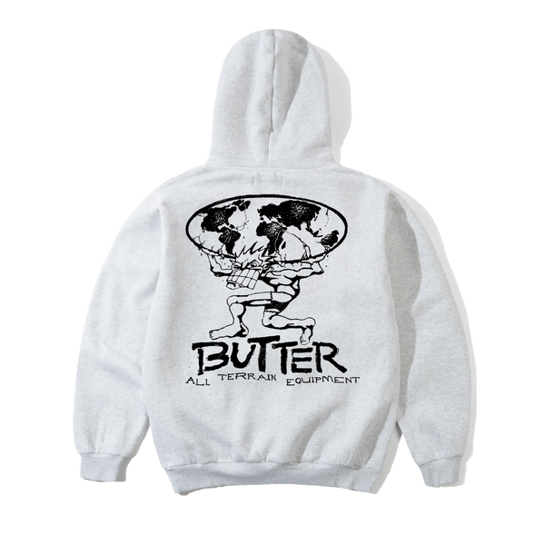 Butter Goods Terrain Pullover Hood, Ash