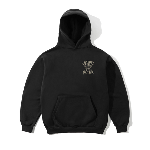 Butter Goods Terrain Pullover Hood, Black