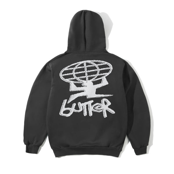 Butter Goods Terrain Pullover Hood, Black