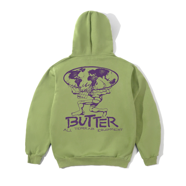 Butter Goods Terrain Pullover Hood, Moss