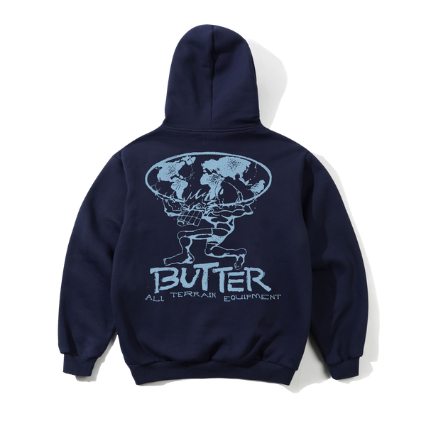 Butter Goods Terrain Pullover Hood, Navy