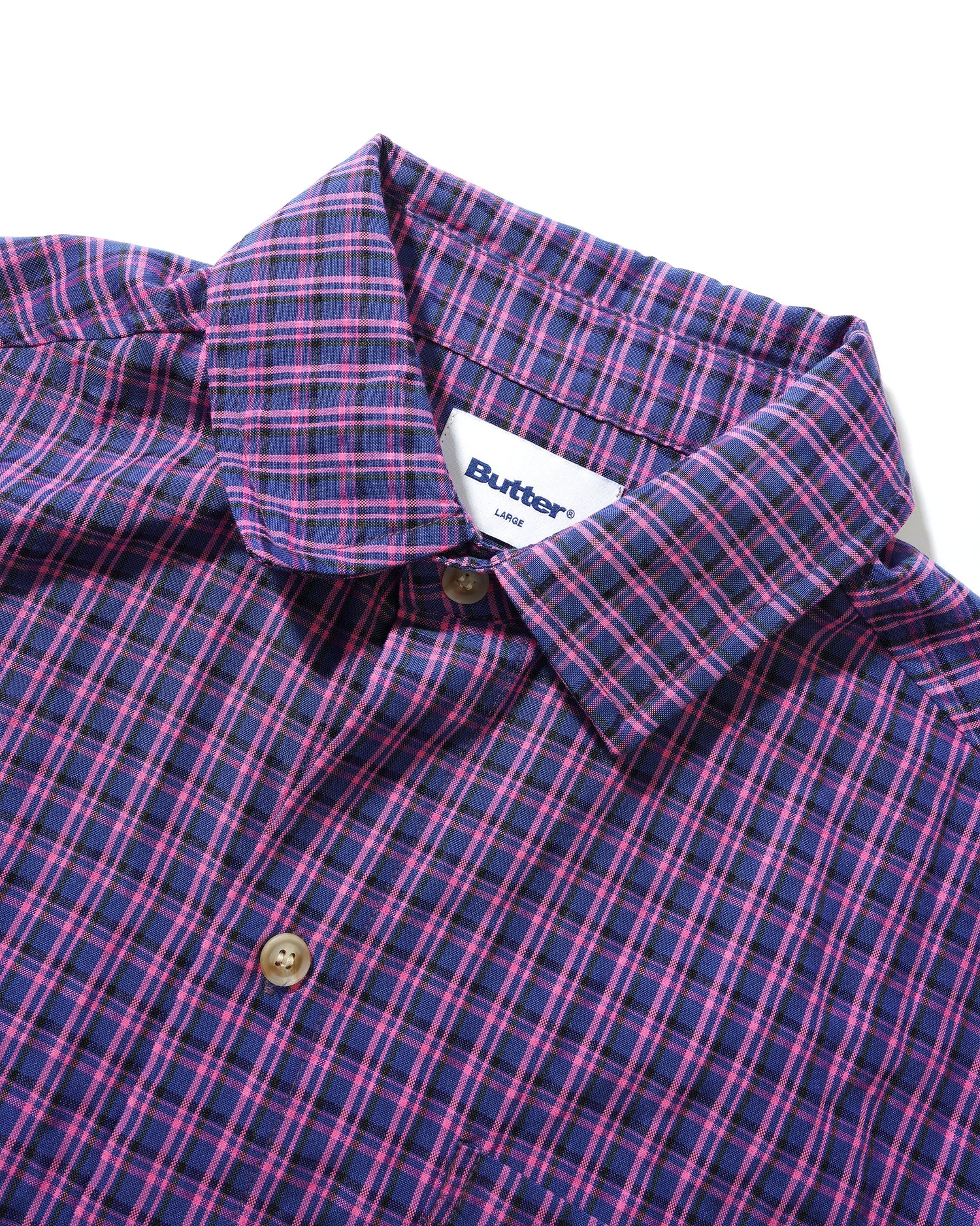 Terrain S/S Shirt, Navy / Pink