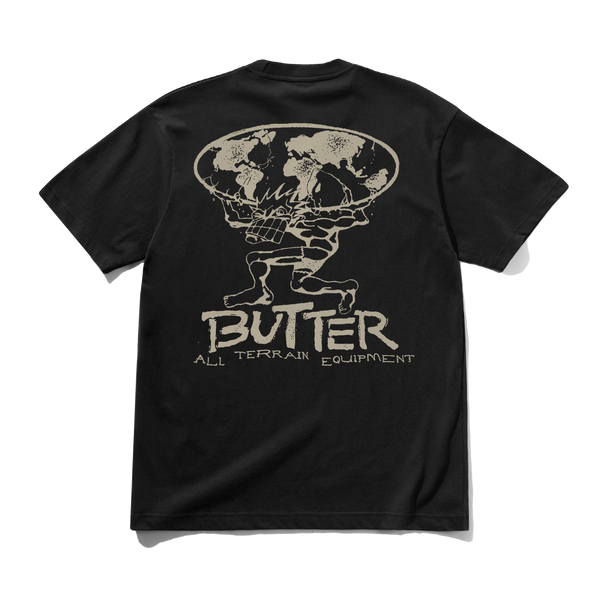 Butter Goods Terrain Tee, Black