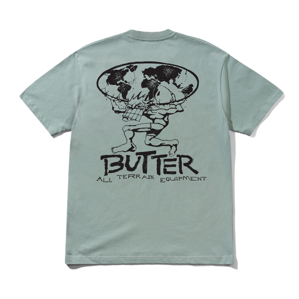 Butter Goods Terrain Tee, Dull Mint