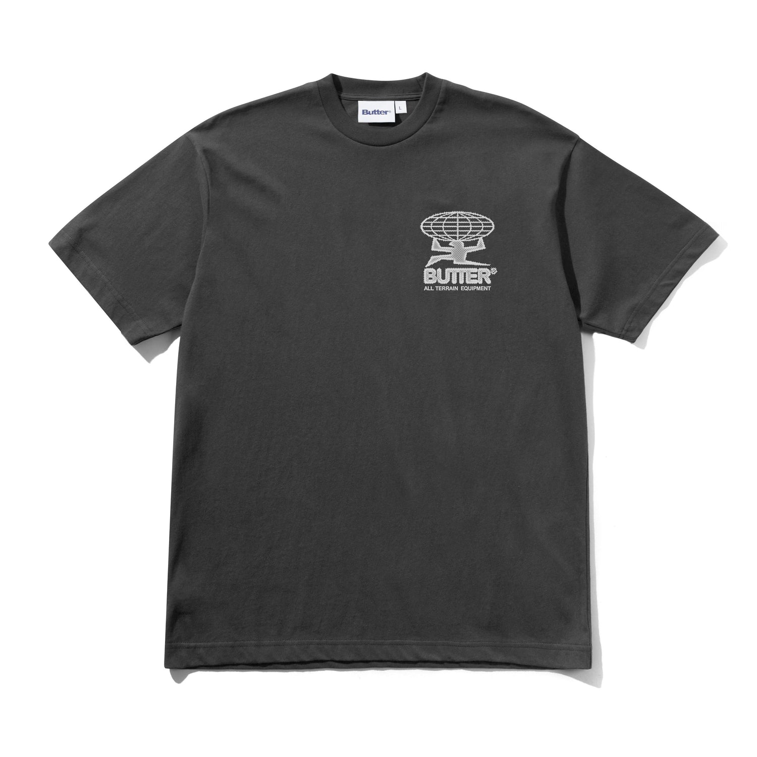Terrain Tee, Washed Black