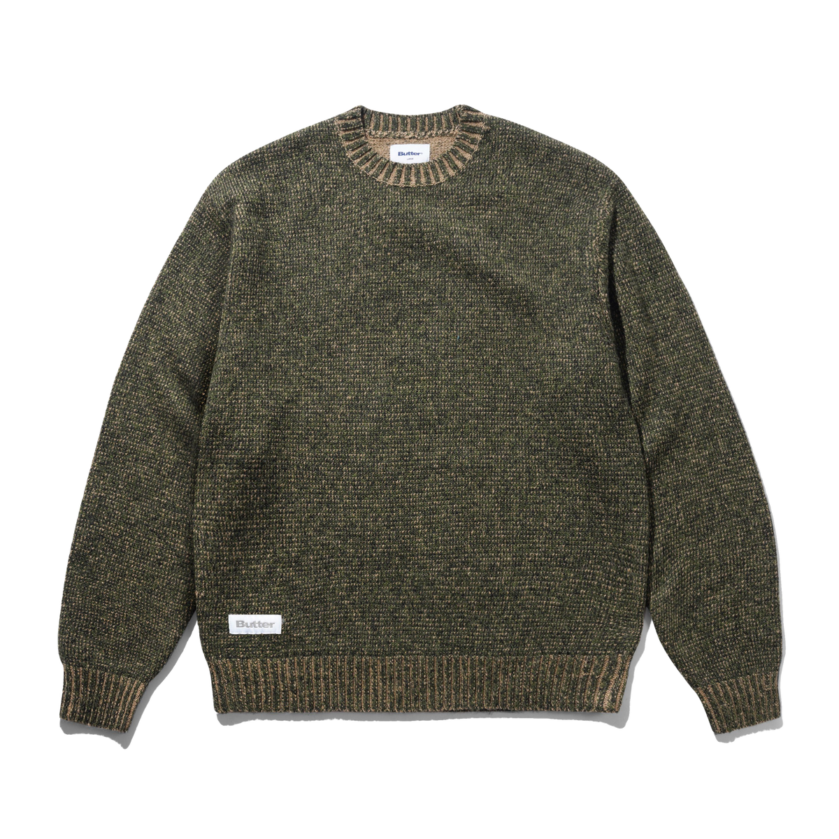 Textured Knit Sweater, Army