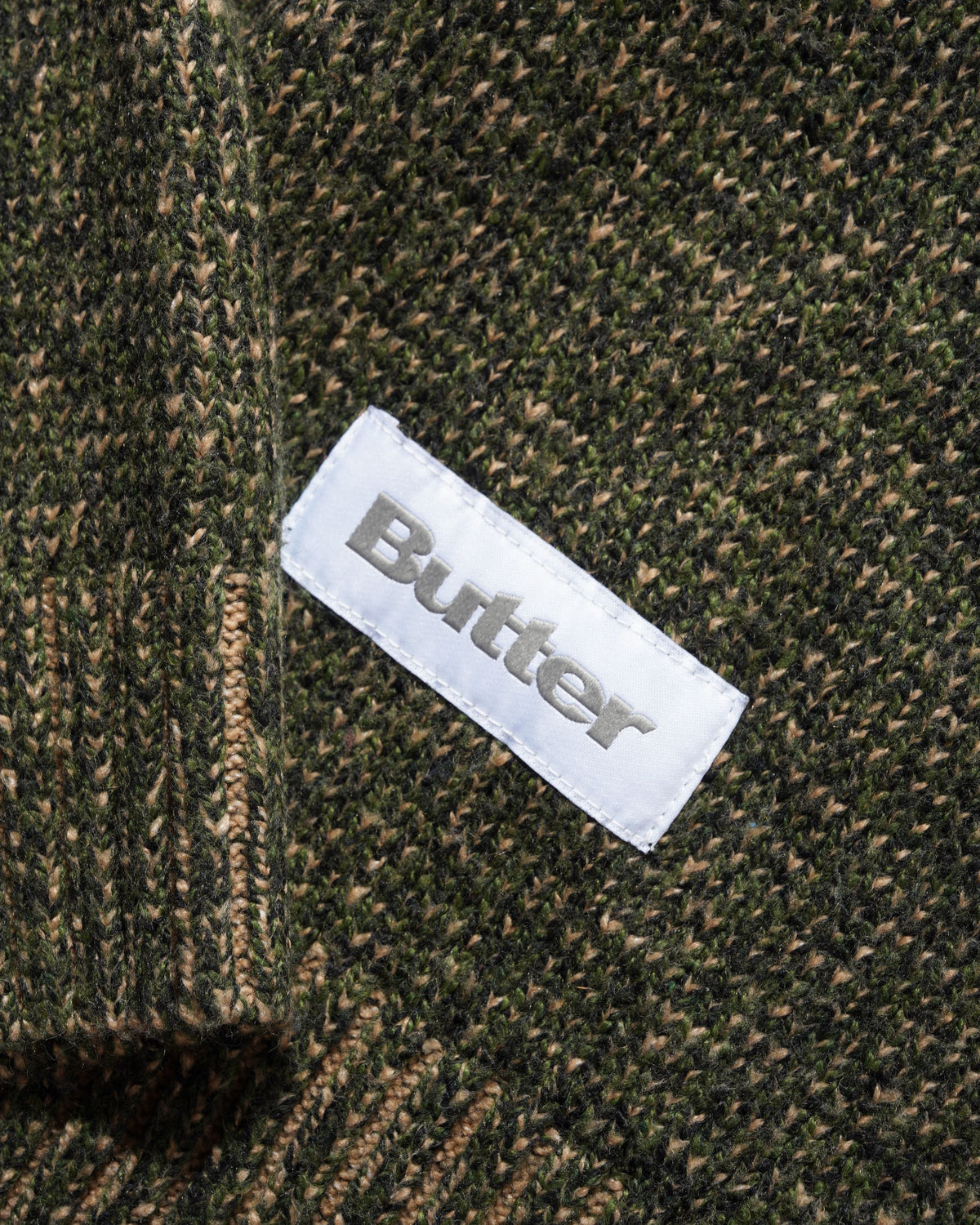 Textured Knit Sweater, Army