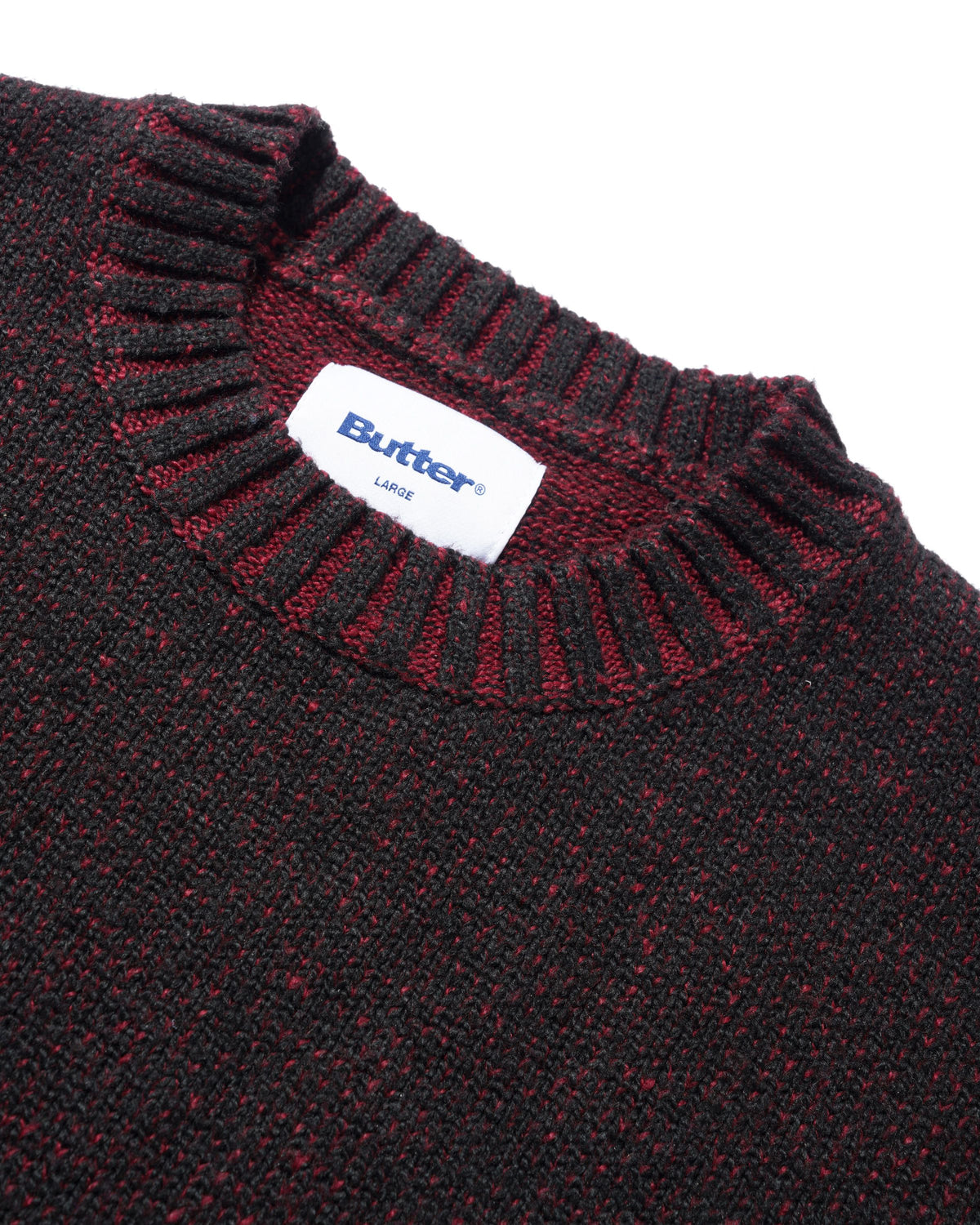 Textured Knit Sweater, Black
