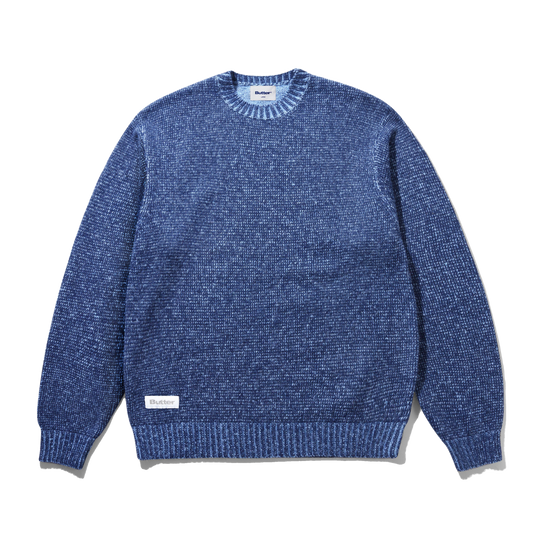 Textured Knit Sweater, Navy