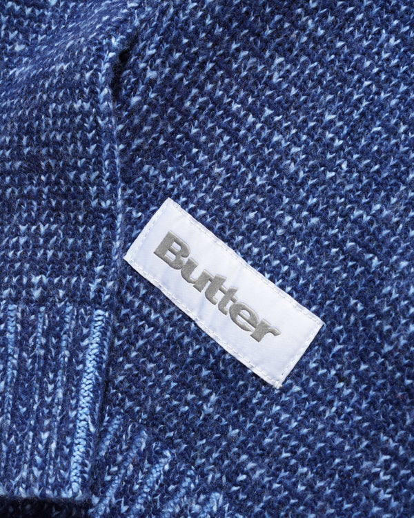 Butter Goods Textured Knit Sweater, Navy