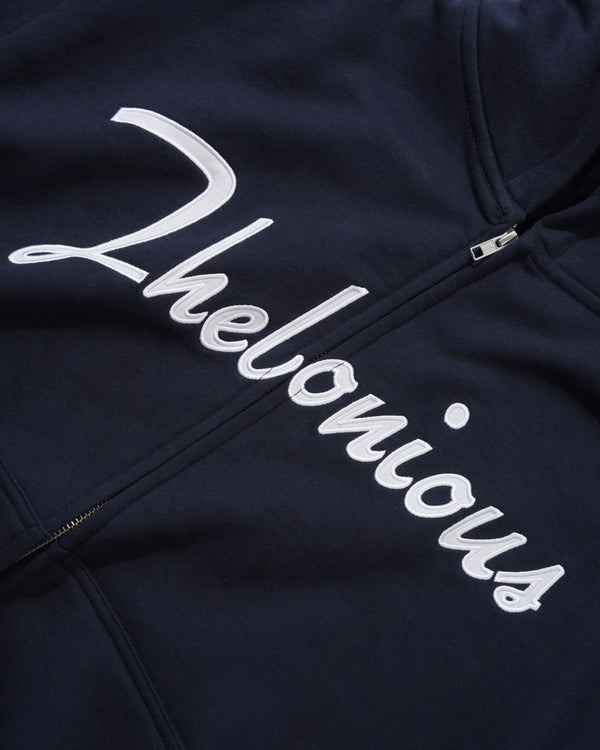 Butter Goods Thelonious Zip-Thru Hood, Navy
