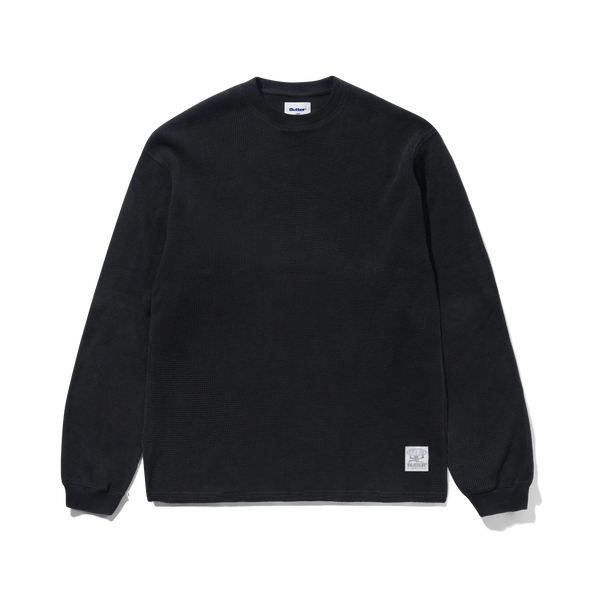 Butter Goods Thermal L/S Top, Black