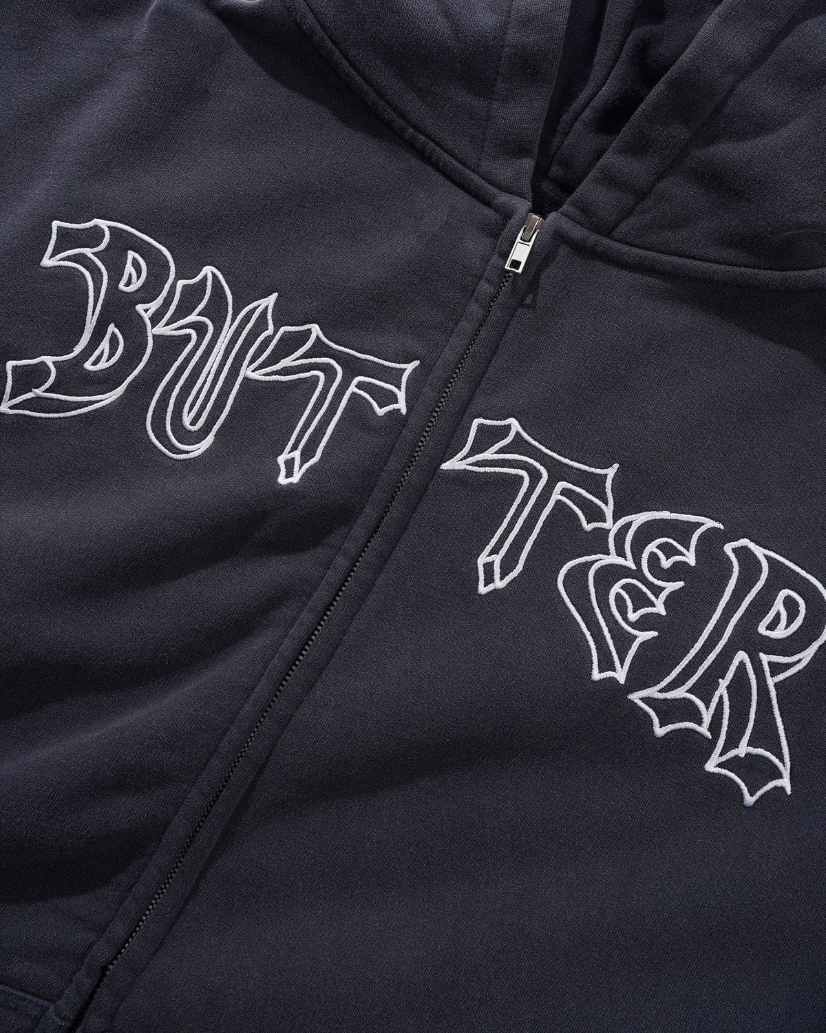 Thirteen Zip-Thru Hood, Washed Navy