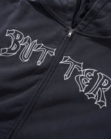 Thirteen Zip-Thru Hood, Washed Navy