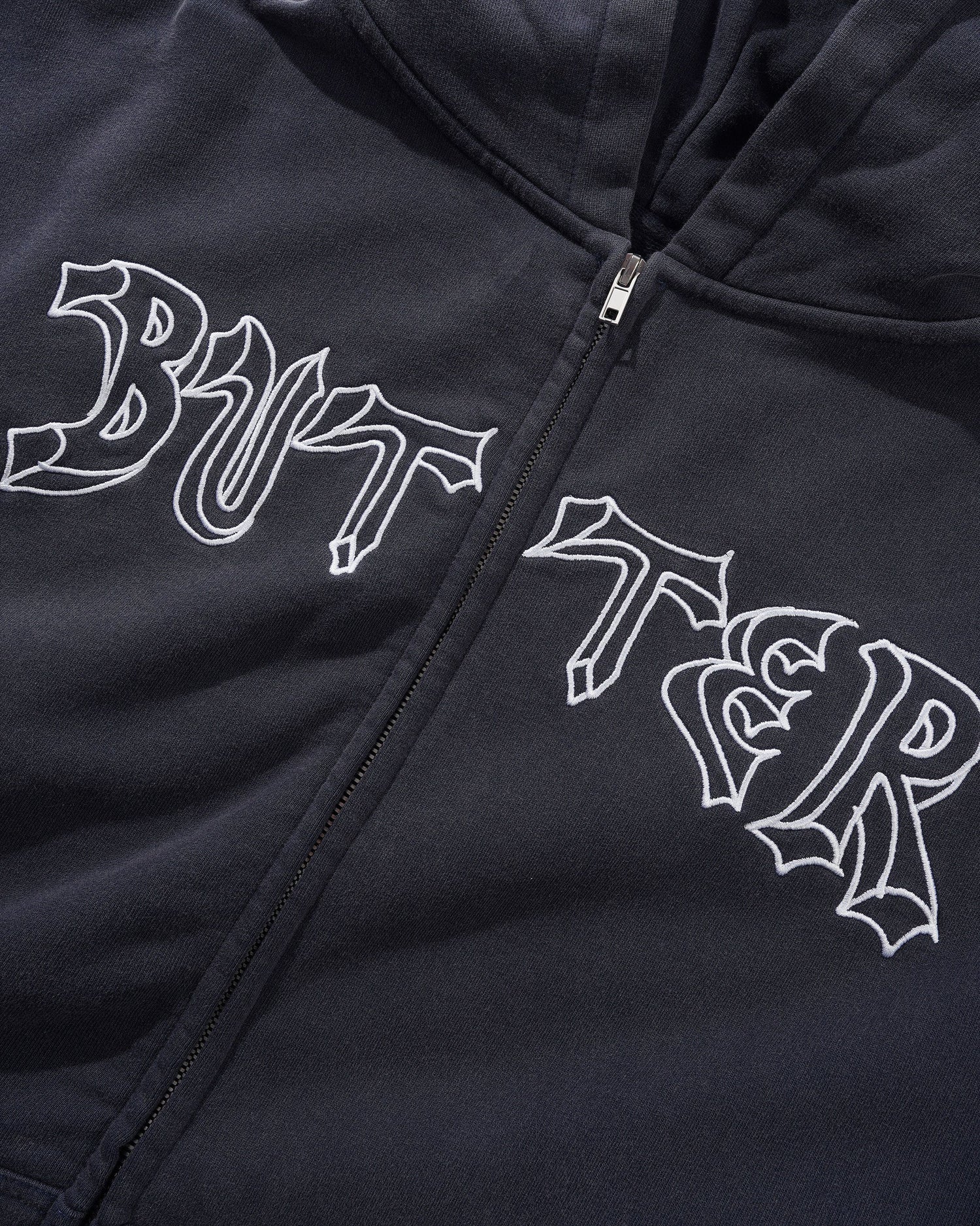 Thirteen Zip-Thru Hood, Washed Navy