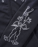 Thirteen Zip-Thru Hood, Washed Navy