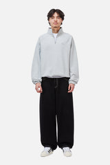 Classic Terry Quarter Zip, Heather Gray