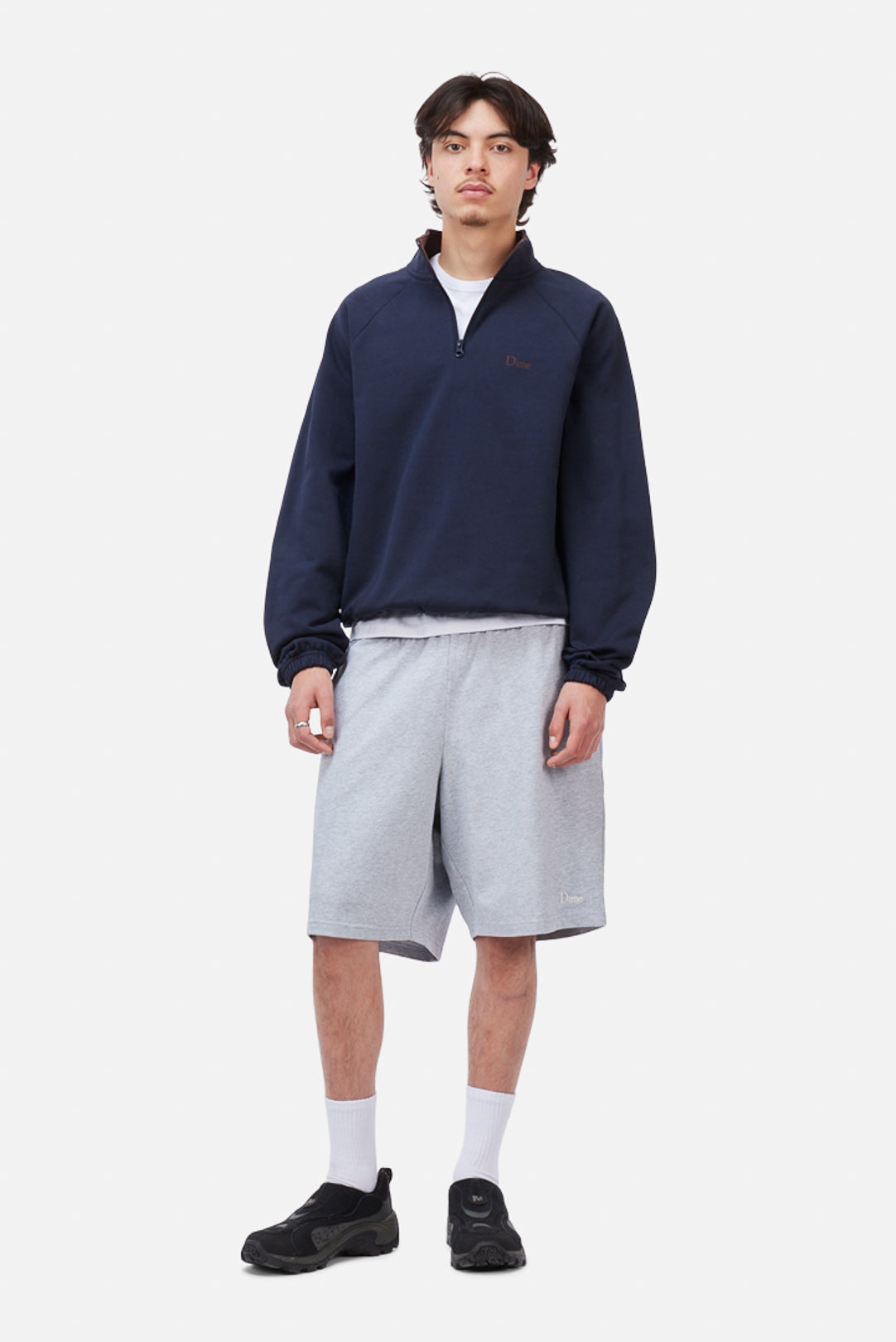 Classic Terry Quarter Zip, Navy