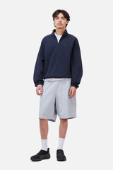 Classic Terry Quarter Zip, Navy