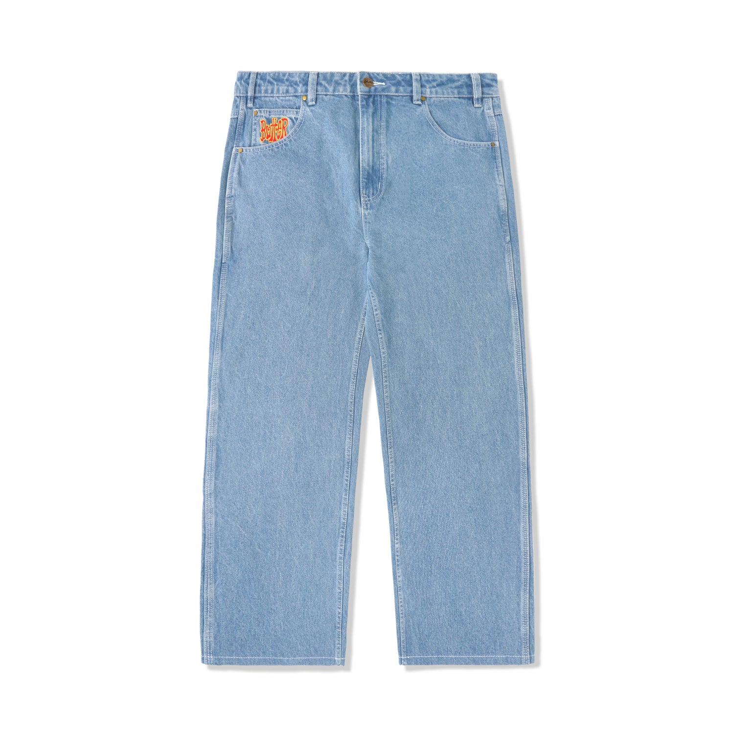 Tour Denim Jeans, Washed Indigo