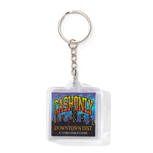 Cash Only Tourist Key Chain, Multi