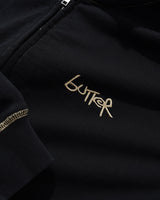 Trail Stitch Zip-Thru Hood, Washed Black