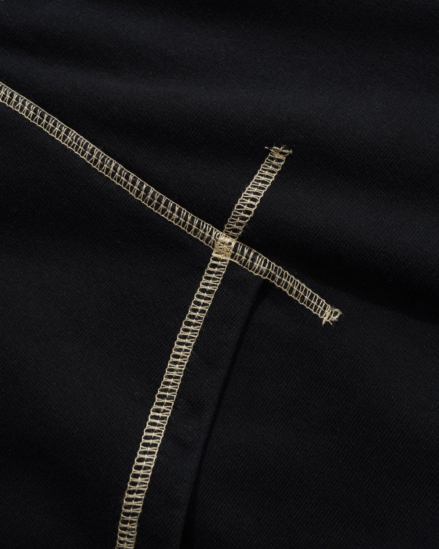 Trail Stitch Zip-Thru Hood, Washed Black