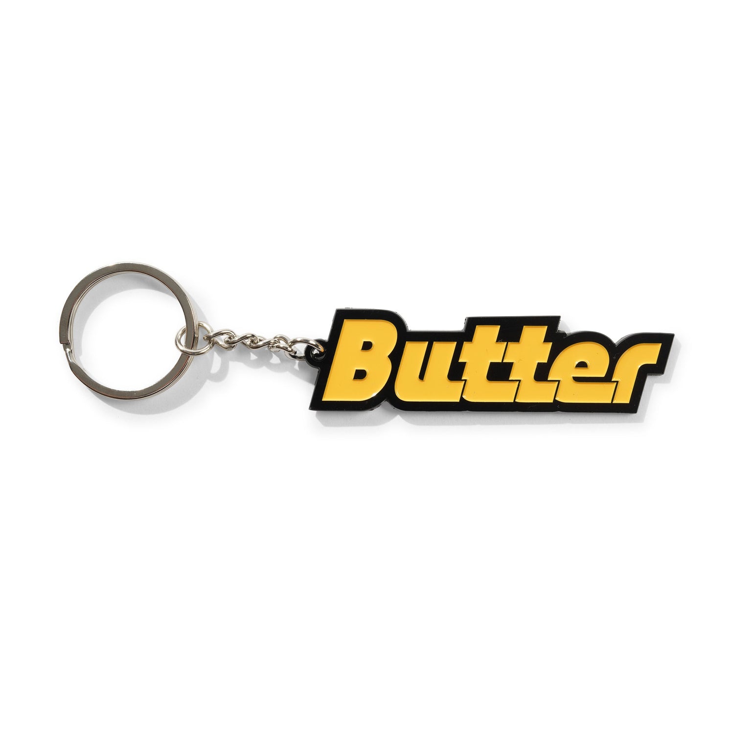 Transit Enamel Key Chain, Yellow
