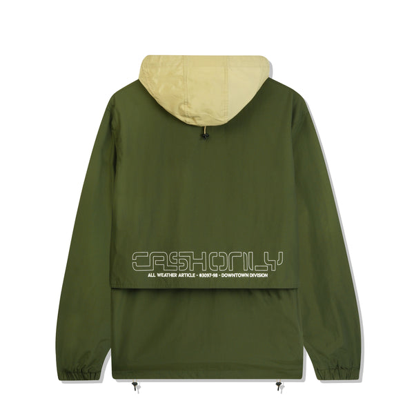 Cash Only Transit Nylon Jacket, Army / Tan