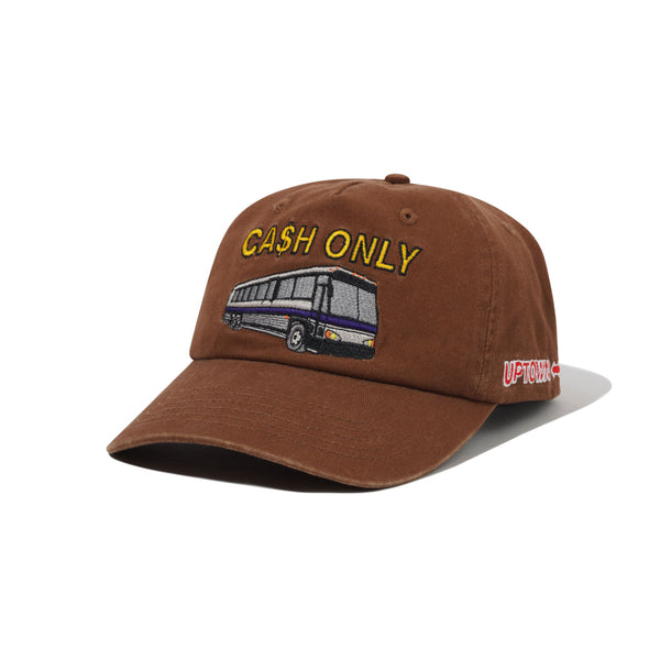 Cash Only Transport 5 Panel Cap, Brown