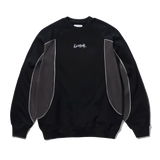 Tread Crewneck, Black / Charcoal