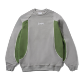 Tread Crewneck, Concrete / Moss