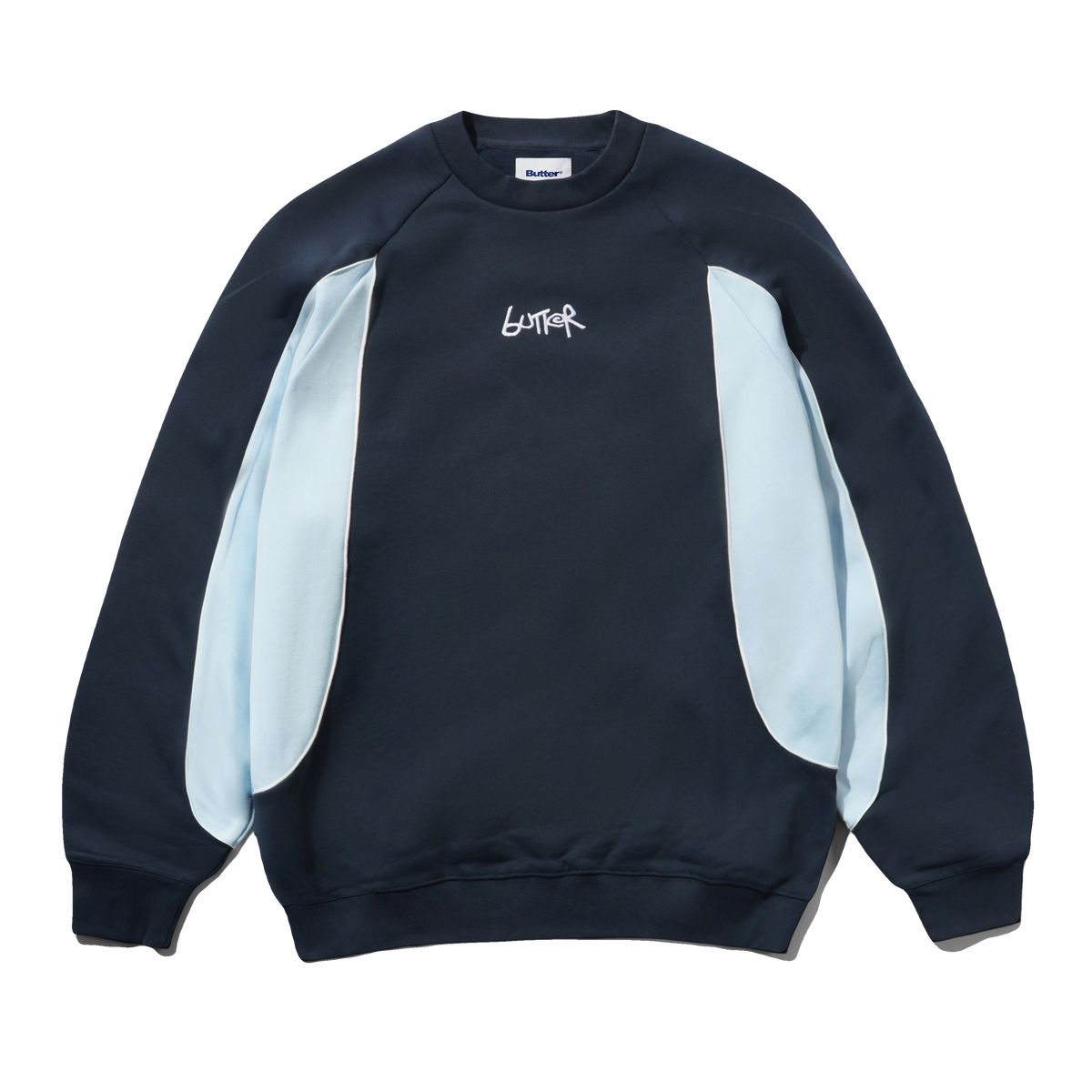 Tread Crewneck, Navy / Sky