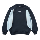 Tread Crewneck, Navy / Sky