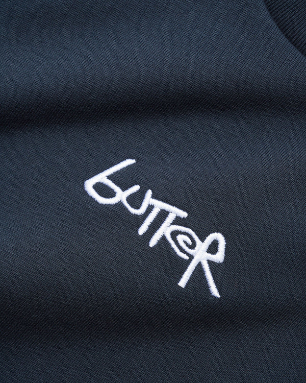 Butter Goods Tread Crewneck, Navy / Sky