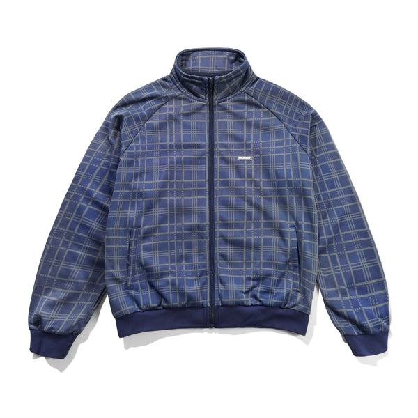 Butter Goods Tricot Jacket, Navy Plaid