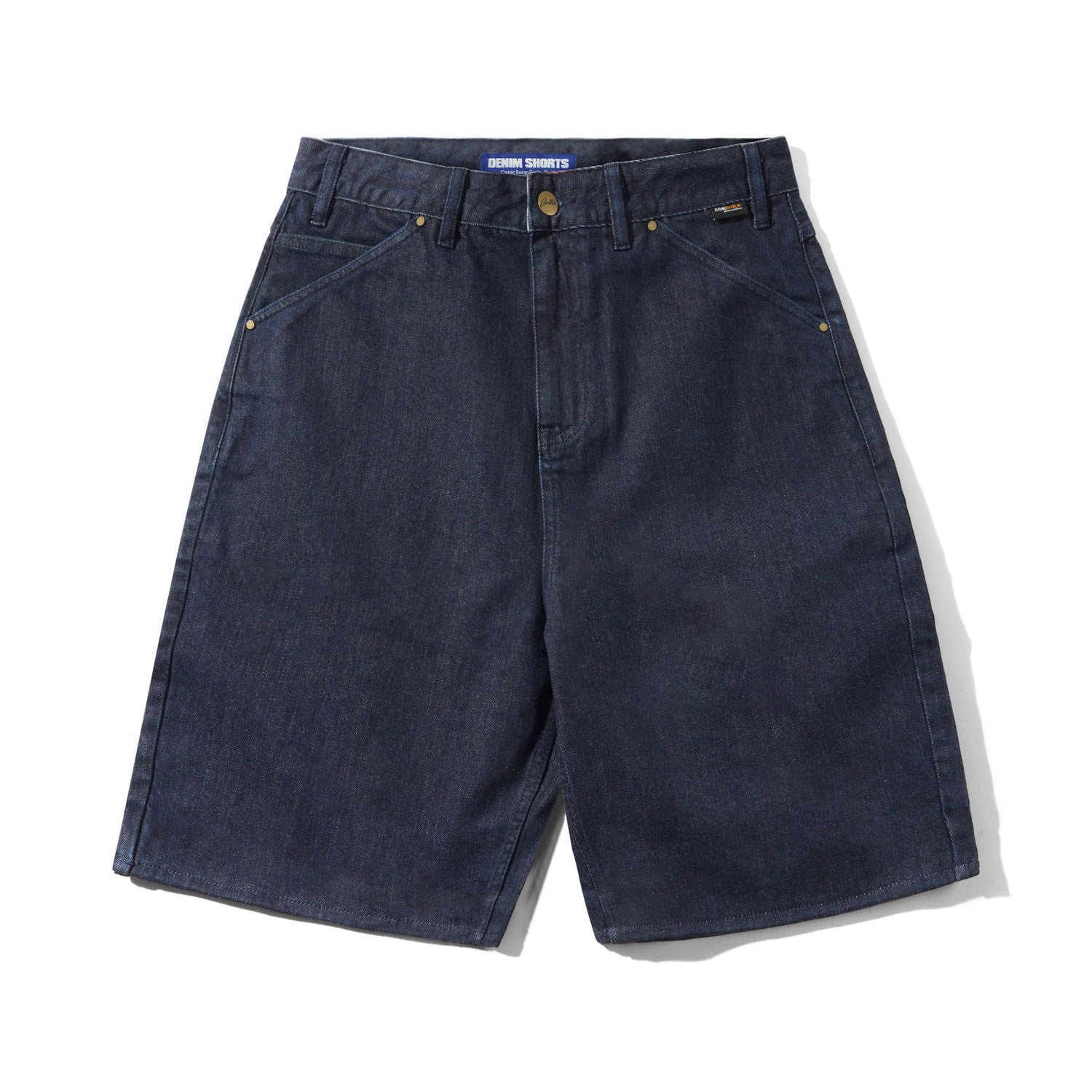 Trim Denim Shorts, Rinsed Indigo