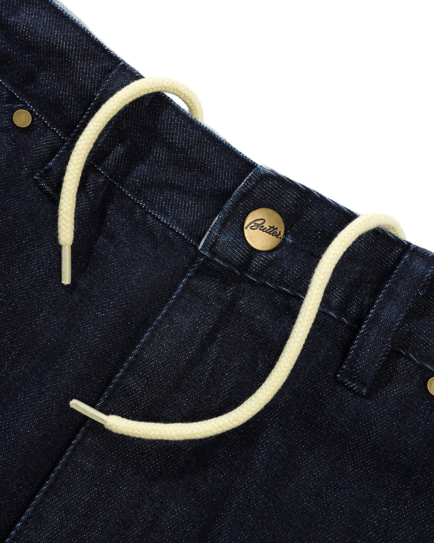 Trim Denim Shorts, Rinsed Indigo