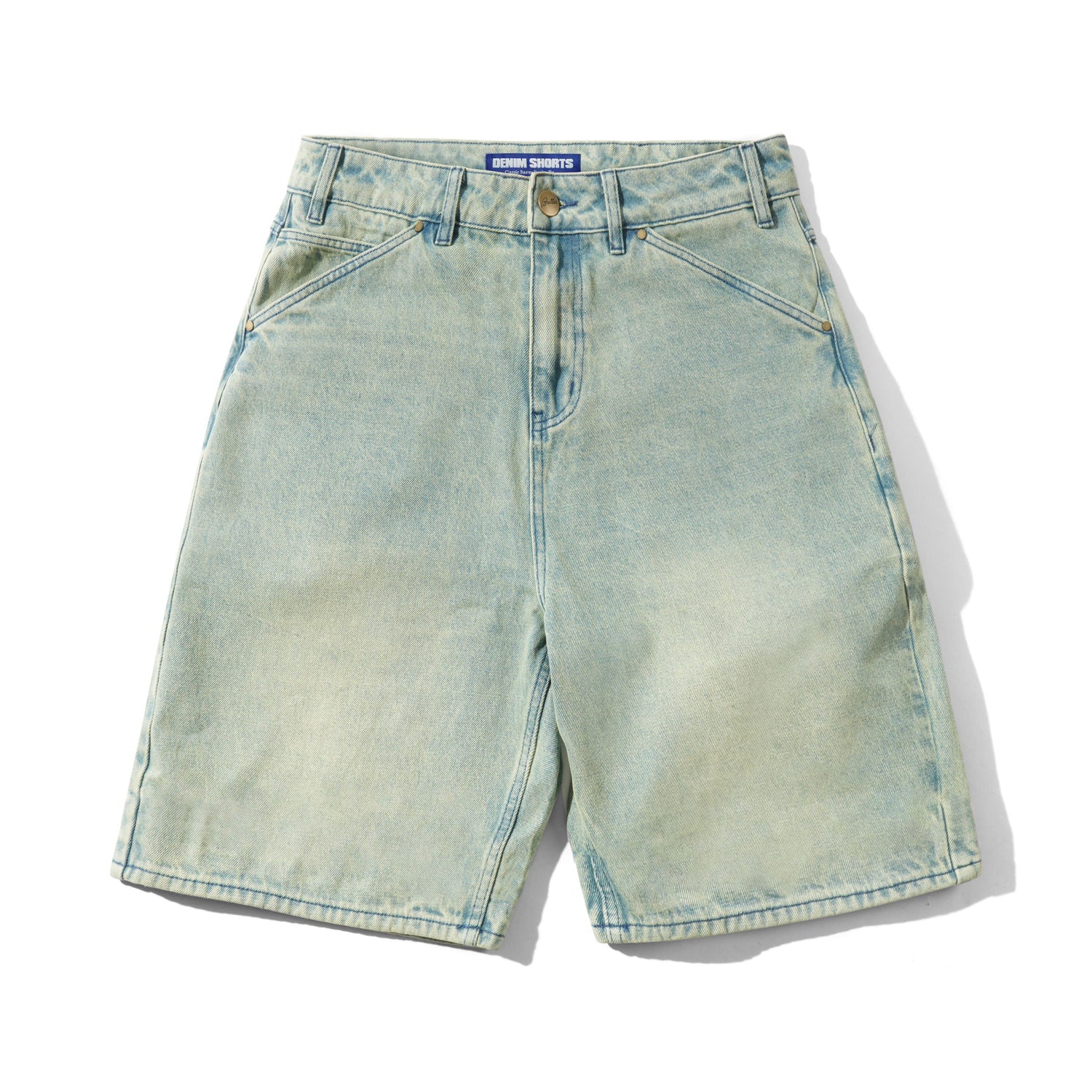 Trim Denim Shorts, Sunfade Blue