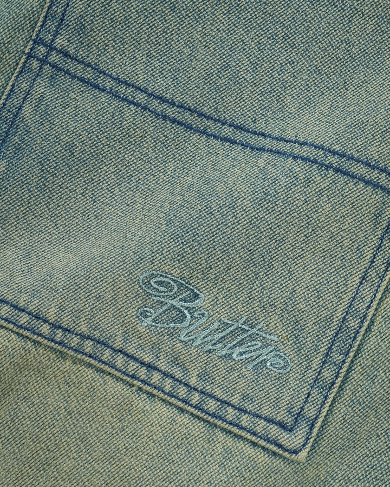 Trim Denim Shorts, Sunfade Blue