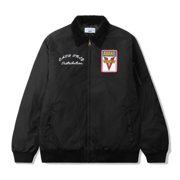 Cash Only Trucker Jacket, Black