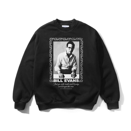 Truth & Beauty Crewneck, Washed Black